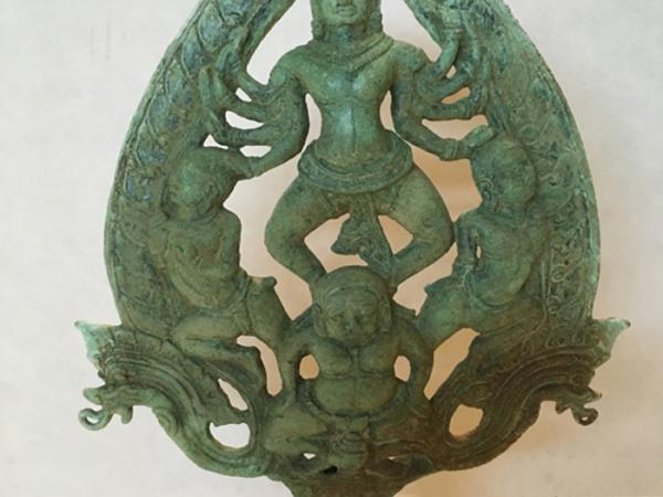 Vishnu bronze sculpture from Cambodia